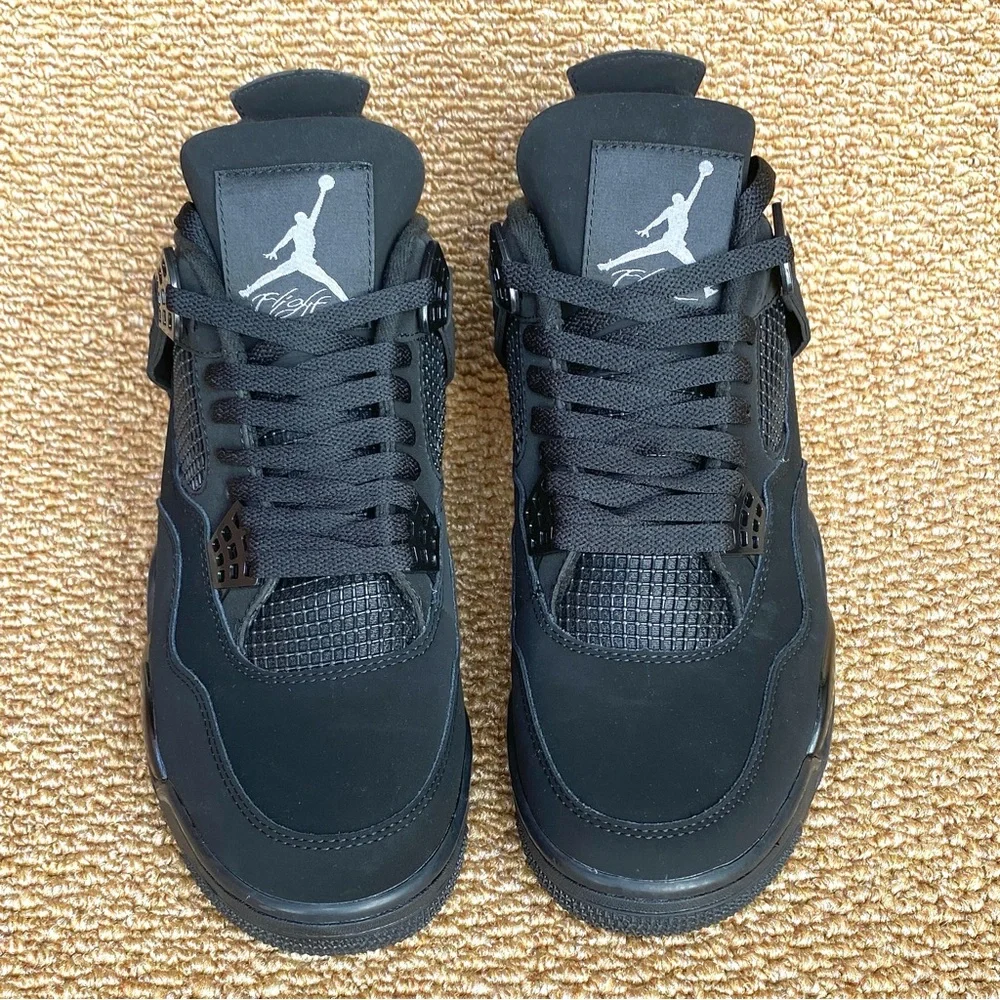 Brand New Retro 4 Black Cat (2020) -Men’s Athletic Sneakers Shoes - Picture 2 of 5
